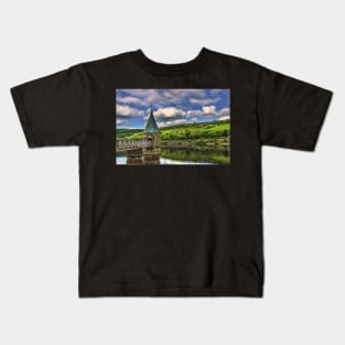 Pontsticill Reservoir Tower Powys, South Wales Kids T-Shirt